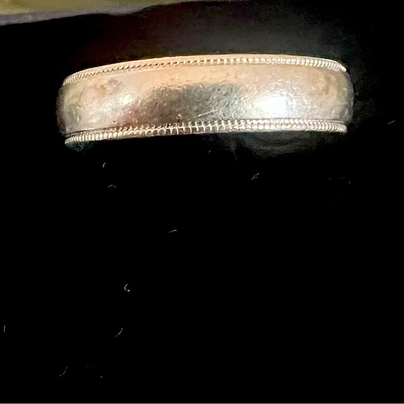 Platinum size 9 men wedding ring.